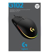 LOGITECH G102 910-005823 G102 LightSync Black 8000DPI 6 Tuş Optik RGB Siyah Kablolu Gaming (Oyuncu) Mouse